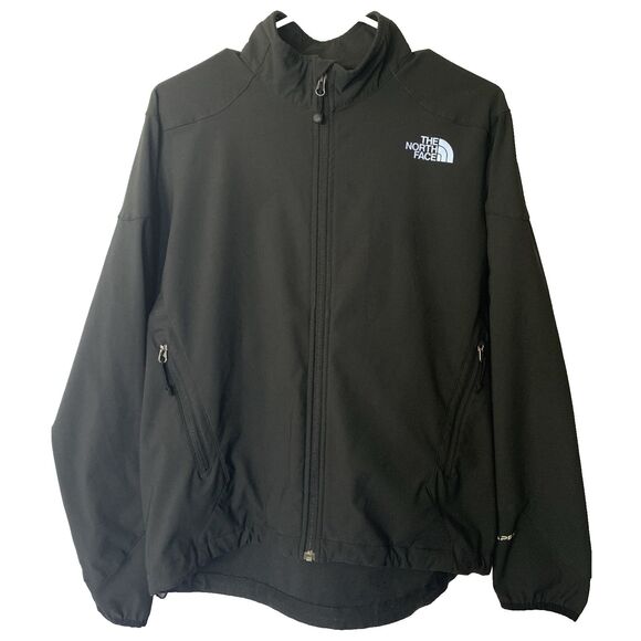 The North Face Jacket Apex Soft Shell Full Zip Women's L Black Lightweight - Picture 1 of 16